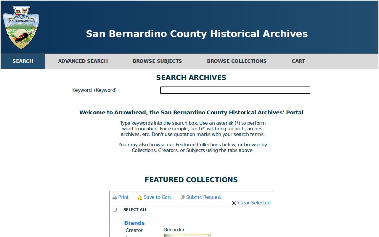 Victorville city directory San Bernardino County archives search