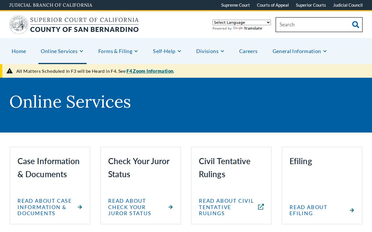 Victorville residents directory Superior Court case search