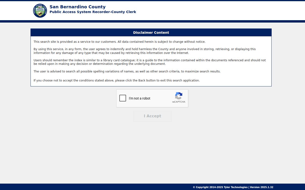 Victorville previous residents grantor grantee index