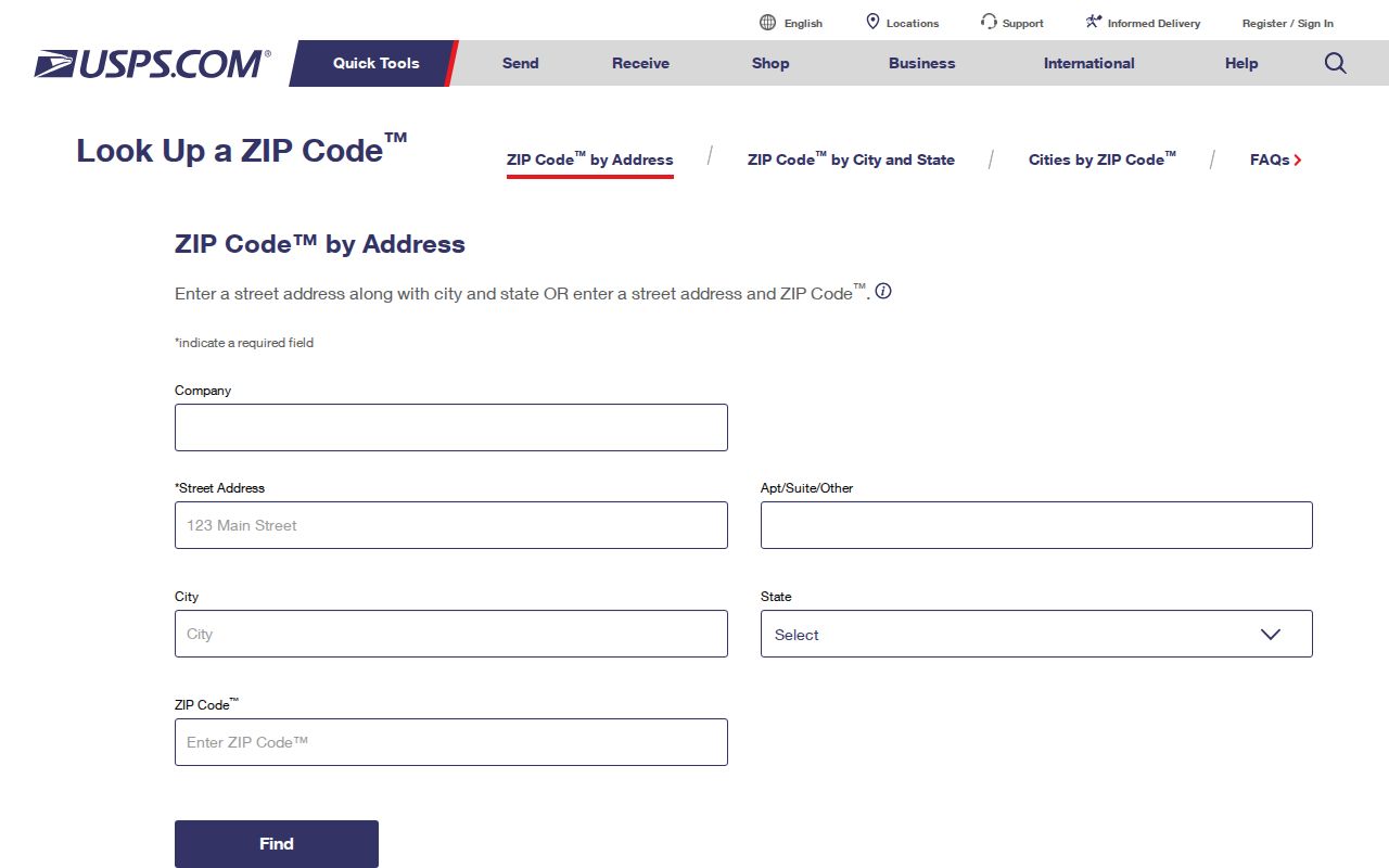 Victorville ZIP code USPS address lookup
